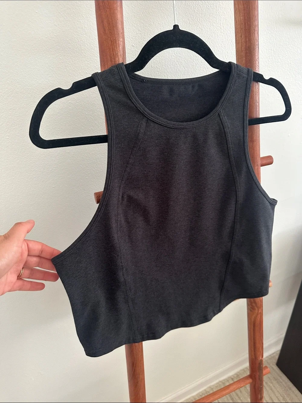 Lululemon Soft Sueded Crewneck Cropped Tank Top - Picture 3 of 7